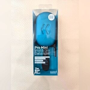 The Knot Dr. For Conair Pro Mini Wet Dry Detangler Brush Hair Case Teal Blue